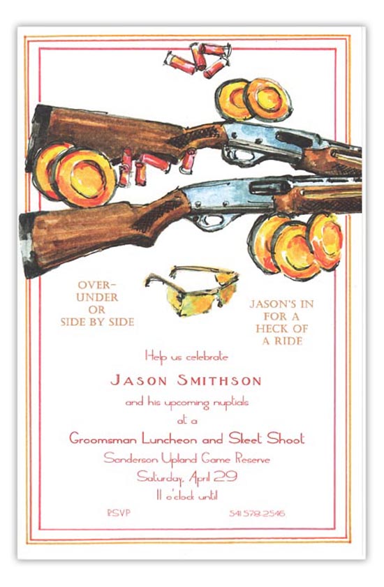 Skeet Shoot Invitation